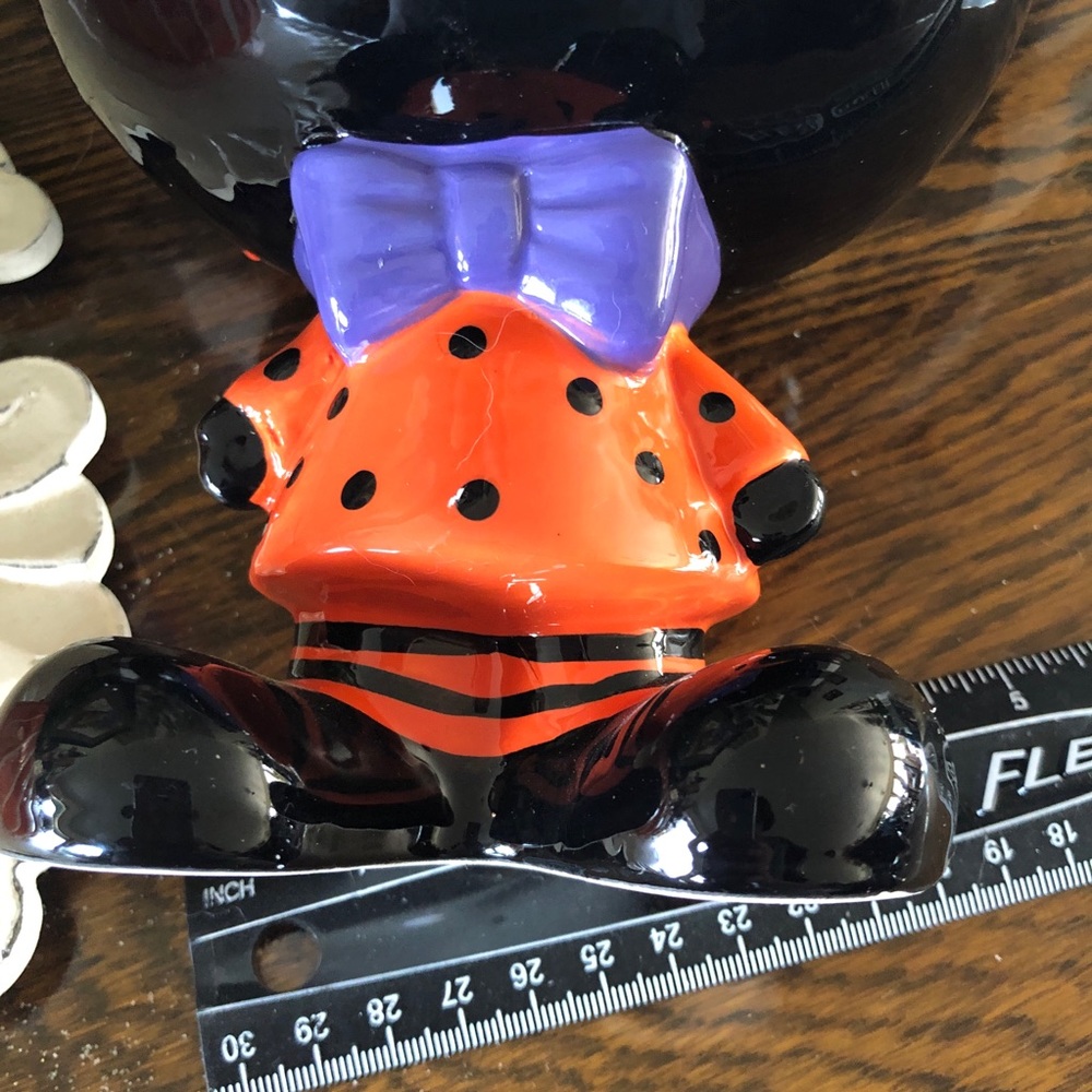 Halloween Black Cat Candy Bowl Dish Beer Mug - Picture 5 of 16